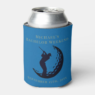 Personalized Can Cooler   Bachelor Golf Weekend