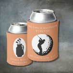 Personalized Can Cooler | Bachelor Golf Weekend<br><div class="desc">Personalized Can Cooler | Bachelor Golf Weekend Personalized Can Coolers are the perfect keepsakes for your friends to remember your special day. Cheers to a fun and memorable bachelor party! Add your custom wording to this design by using the "Edit this design template" boxes on the right hand side of...</div>