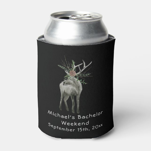 Personalized Can Cooler | Buck Bachelor Weekend (Can Front)