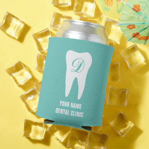 Personalized can cooler for dentist
