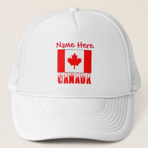 Personalized Canada Flag Trucker Hat