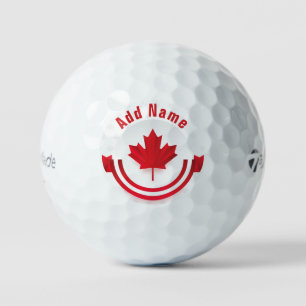 Personalized Canadian Taylor Made TP5 Golf Balls