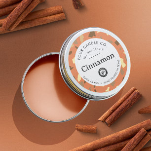 Personalized Candle Label - Customizable Sticker