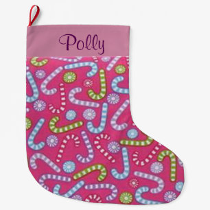 Personalized Candy Cane Stocking