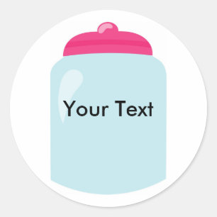 Personalized Candy Jar Sticker