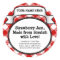 Personalized Canning Jar/Lid Label, Red Gingham
