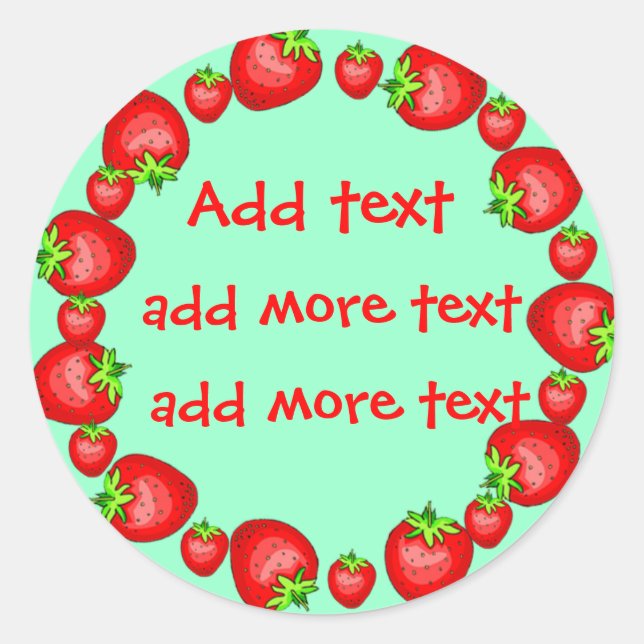 Personalized Canning Labels (Front)