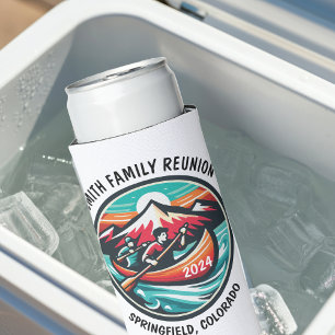 Personalized Canoe Trip Seltzer Can Cooler