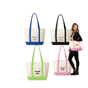 Personalized Canvas Tote Bag   Custom Design