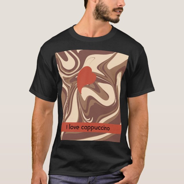 Personalized cappuccino T-Shirt (Front)