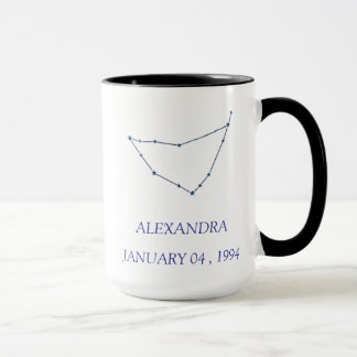 Personalized Capricorn Constellation Mug - Custom 