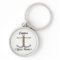 Personalized Captain Anchor Keychain