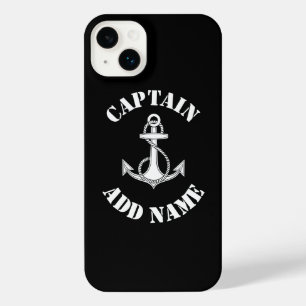 Personalized captain name boat iPhone 14 plus case