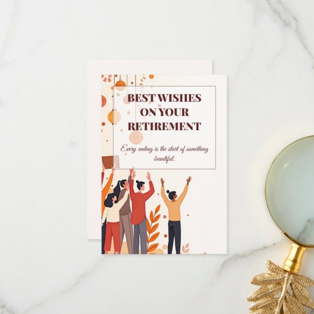 Personalized Card – Farewell Colleagues (Front/Back In Situ)