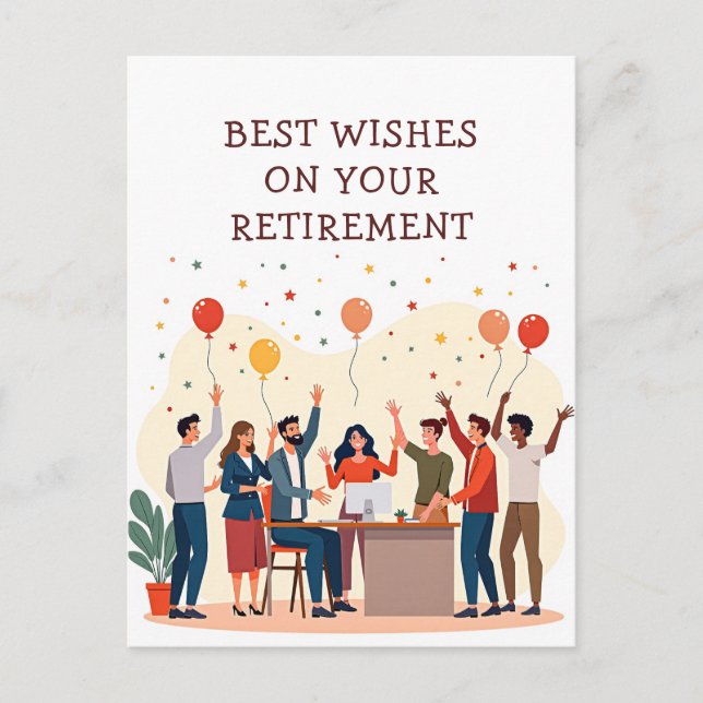 Personalized Card – Farewell Colleagues (Front)