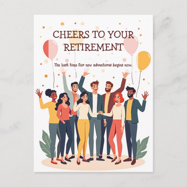 Personalized Card – Farewell Colleagues (Front)