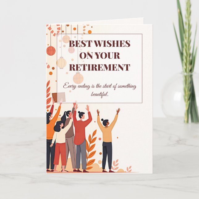 Personalized Card – Farewell Colleagues (Front)