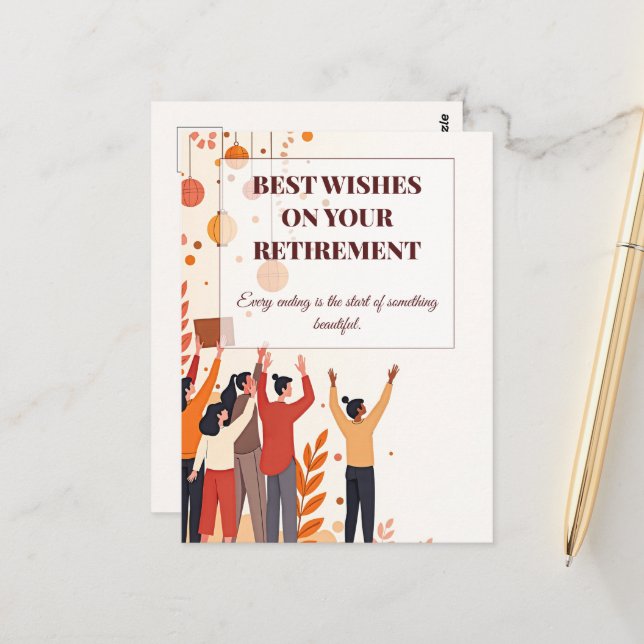 Personalized Card – Farewell Colleagues (Front/Back In Situ)