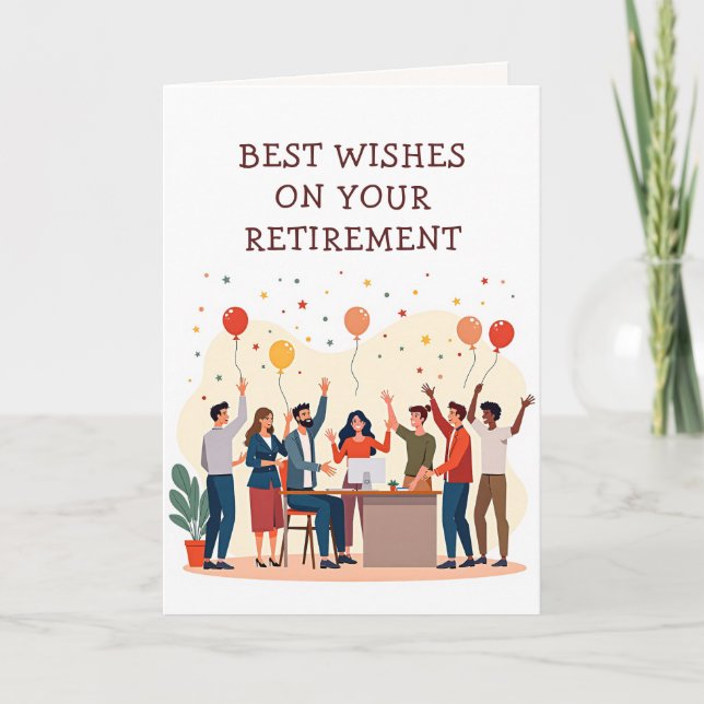 Personalized Card – Farewell Colleagues (Front)