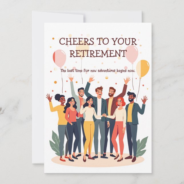 Personalized Card – Farewell Colleagues (Front)