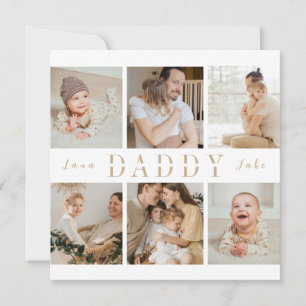 Personalized Card Fathers Day Daddy Love