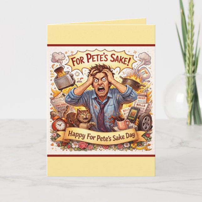 Personalized Card For Pete's Sake Day/Feb 26 (Front)