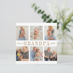 Personalized Card Grandpa Pictures