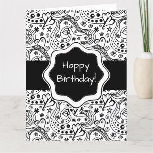 Personalized Card Hearts Doodle with Inner Verse