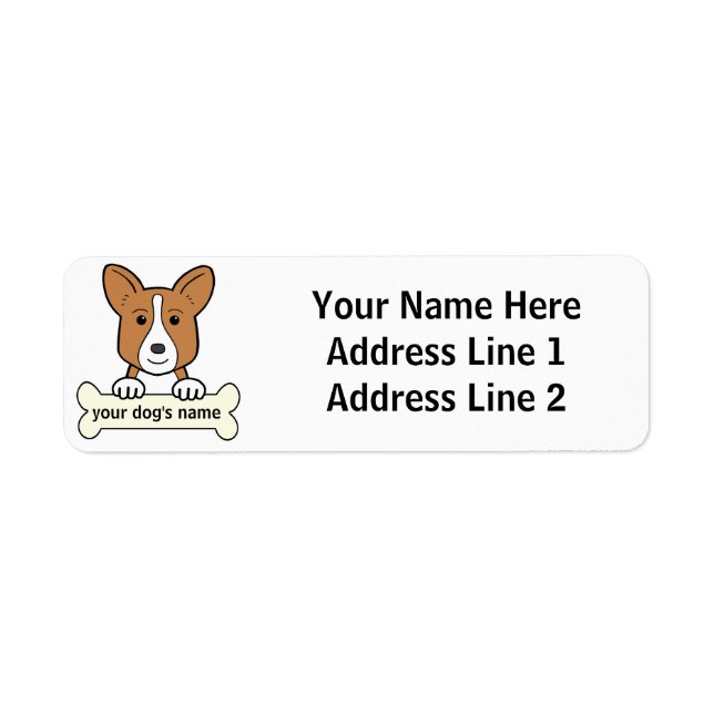 Personalized Cardigan Welsh Corgi (Front)