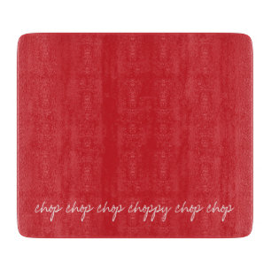 Personalized Cardinal Red Cutting Board