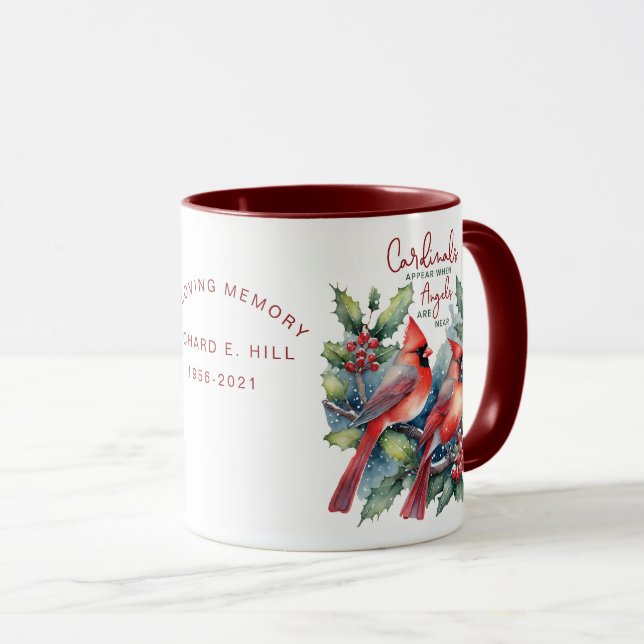 Personalized Cardinals Appear When Angels Are Near Mug (Front Right)