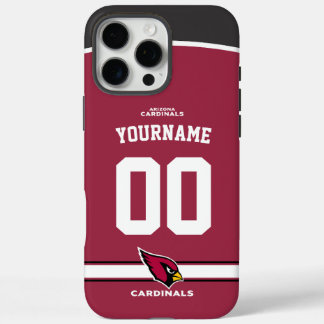 Personalized Cardinals Jersey American Football iPhone 16 Pro Max Case