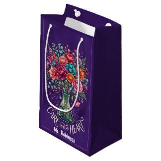 Personalized Care With Heart Nurse Gift Bag