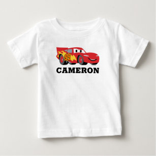 Personalized Cars - Lightning McQueen Baby T-Shirt