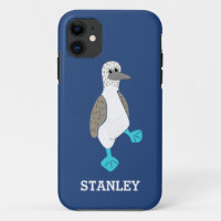 Personalized Cartoon Blue-Footed Booby Bird