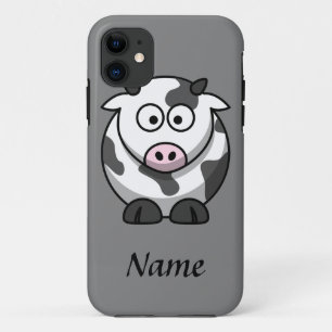Personalized Cartoon Cow iPhone 11 Case