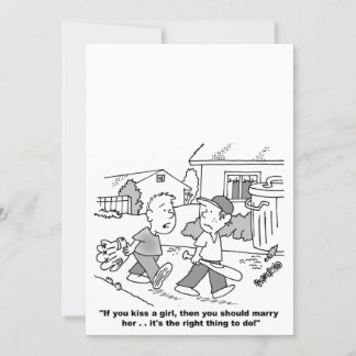 Personalized Cartoon Wedding Invitations