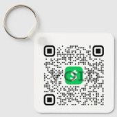 Personalized Cash App QR Code  Keychain (Front)