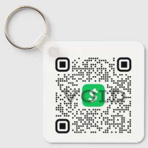 Personalized Cash App QR Code  Keychain