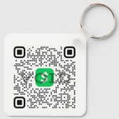 Personalized Cash App QR Code  Keychain (Back)