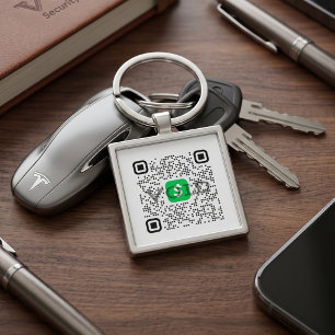 Personalized Cash App Scan Keychain