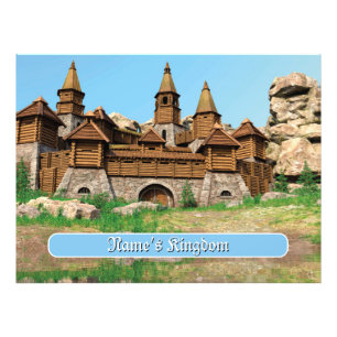 Personalized Castle for Kids Photo Print