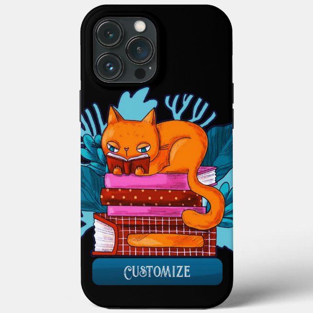 Personalized Cat Approved Books  Case-Mate iPhone Case (Back)