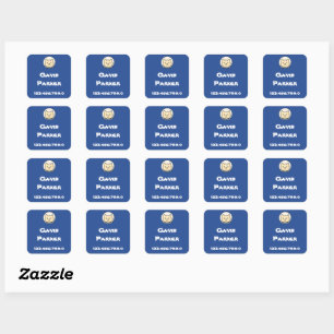 Personalized Cat Astronaut Name Label Sticker