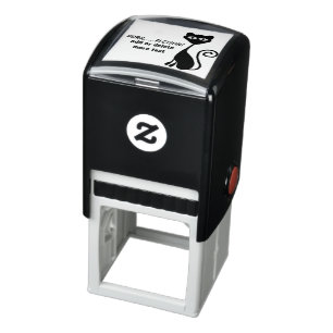 Personalized Cat Business Self-inking Stamp