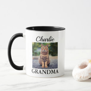 Personalized Cat Grandma Mug
