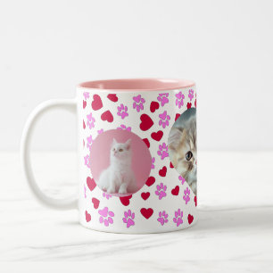 Personalized Cat Lover Coffee Mug Custom Photo