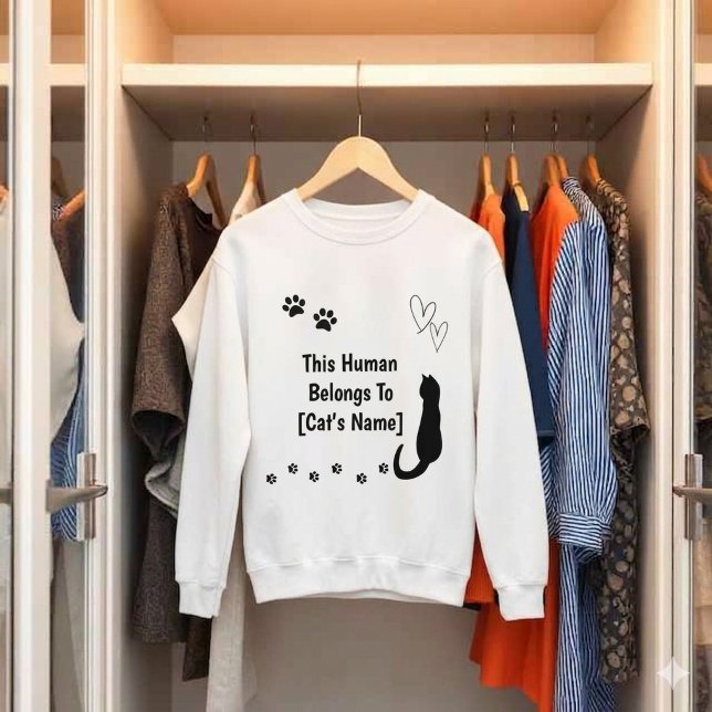 Personalized Cat Lover Sweatshirt (Creator Uploaded)