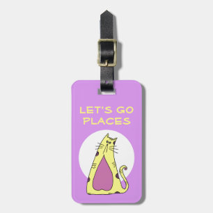 Personalized Cat  Luggage Tag