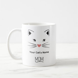 Personalized Cat Mom Mug